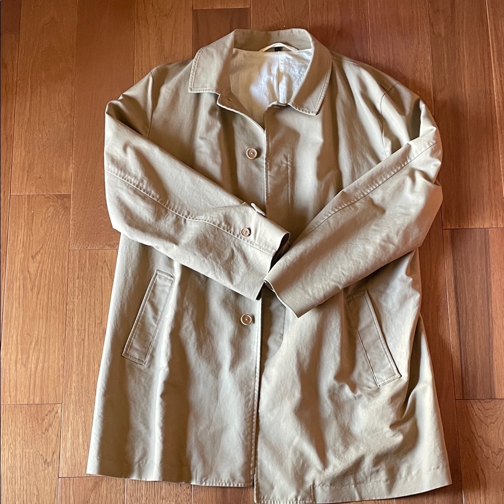 Muji Classic Tan Trench Coat